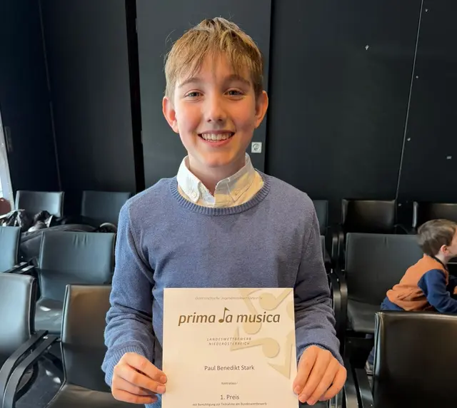 Paul Stark sicherte sich den Landessieg und das Ticket für den Bundesbewerb.  | Foto: Musikschule Gleisdorf