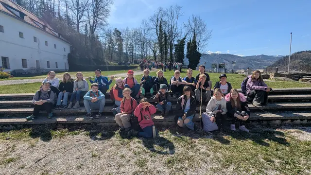 Die Volksschule Leoben-Stadt führte kürzlich ihre traditionelle Osterwanderung durch. | Foto: VS Leoben-Stadt