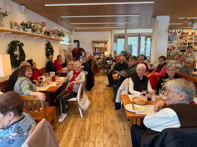 Die Ausflugsgruppe in der Jausenstation Dawit. | Foto: Privat