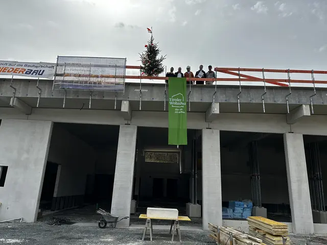 Firstfeier. | Foto: Tiroler Wohnbau