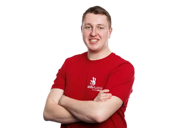 Fliesenleger Andreas Landl aus Wartberg an der Krems. | Foto: SkillsAustria