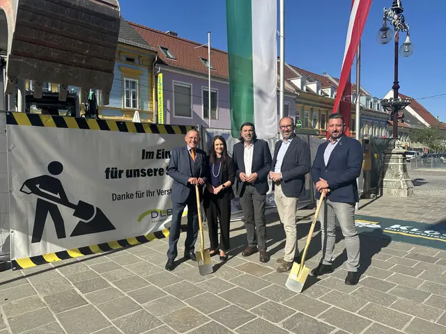 Deutschlandsbergs Hauptplatz bekommt neues Pflaster