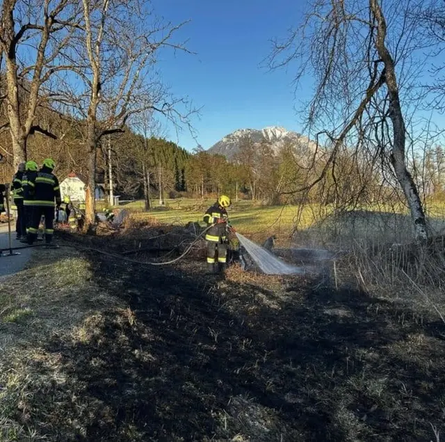 Ein Wisenbrand in Bodendorf löste erst kürzlich Alarm im Gailtal aus. | Foto: FF St. Stefan