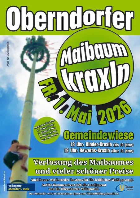 MAIBAUMKRAXLN IN OBERNDOF AN DER MELK