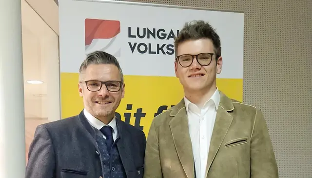 Markus Schaflechner (li.) und Maximilian Aigner (re.). | Foto: © Lungauer Volkspartei