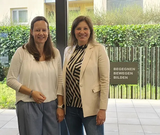 Bildungsmanagerin Petra Brandl und die Referentin der beiden Seminartage Manuela Kaletta.  | Foto: © Petra Brandl 