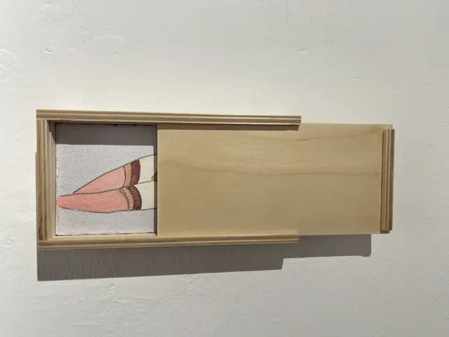 Rudolf Beer
„Peep Show"
Aquarell, 2026
à € 150,-- | Foto: Josef Goldhofer