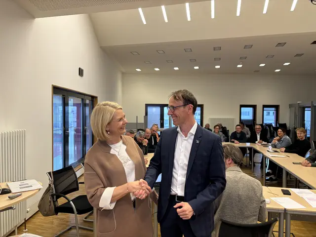 Daniela Rief und Günter Salchner nach der Auszählung der Stimmen. | Foto: MeinBezirk/Günther Reichel