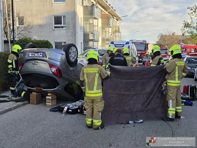 Am Mittwoch ereignete sich in Felixdorf ein Verkehrsunfall.  | Foto: FF Felixdorf