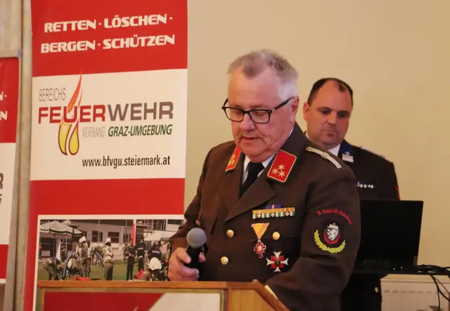 Rechnungsprüfer EHBI Johann Steinwender von der FF St. Oswald-St. Bartholomä | Foto: Edith Ertl
