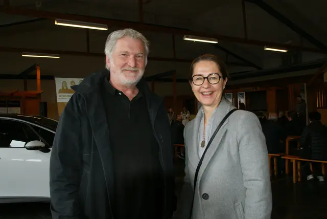 Robert Necker (Grüne Jennersdorf) und Bürgermeisterin von Neuhaus, Monika Pock. | Foto: Anna Maria Kaufmann