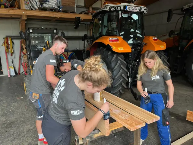 „Holz trifft Heimat“ lautete das Motto beim Projektmarathon. | Foto: Landjugend Wienerwald
