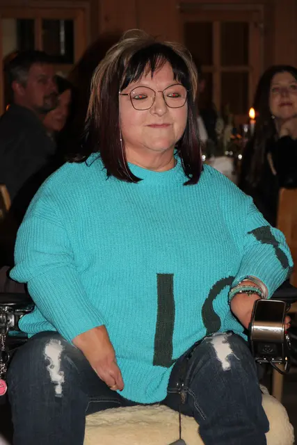 Marianne Hengl bedankte sich bei allen anwesenden für die geleisteten Spenden und appelierte für mehr Akzeptanz und Verständnis für behinderte Menschen. | Foto: Schwarz