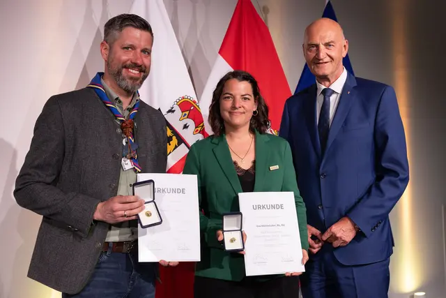 Zwei Persönlichkeiten für Engagement in der Jugendarbeit ausgezeichnet
