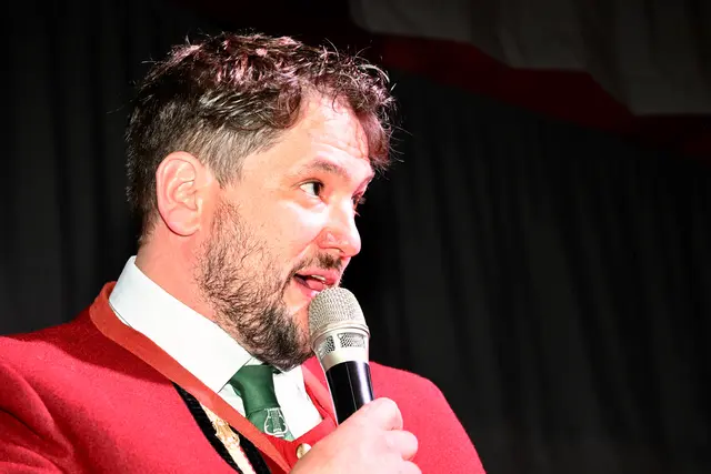 Bezirksobmann, MK-Birgitz-Obmann, Entertainer, Showman, mit Auszeichnung Geehrter und Solist der Tiefblechabteilung: Das ist Michael Haid. | Foto: Hassl