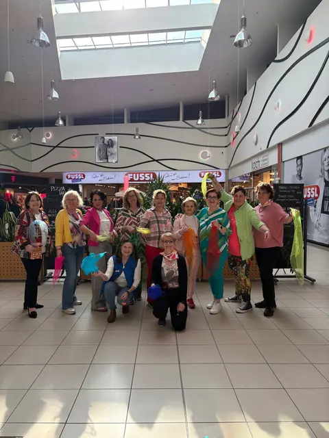 Überraschung im EZE Eisenstadt, Flashmob sorgt für pure Freude