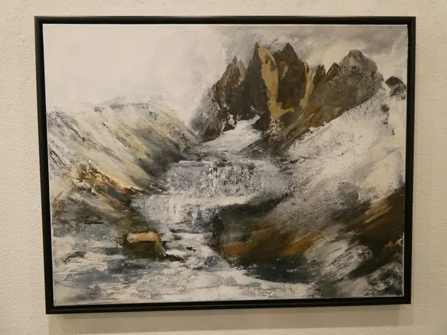 Alpine Bergwelten von Inge Pechtl sind derzeit im Kunstraum Pettneu zu sehen. 