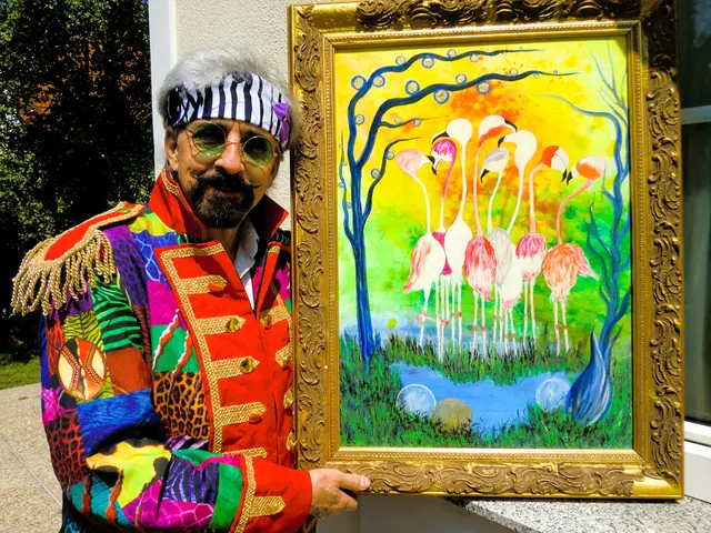 Robin der Künstler im Schloss mit neuer Kunst!