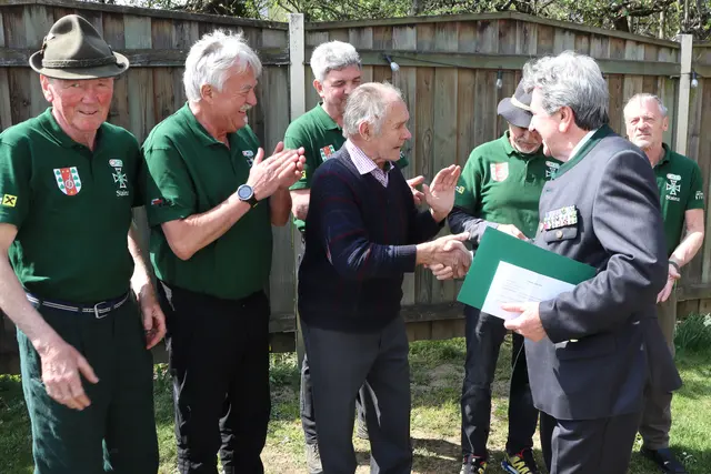 Achtziger-Feier für Johann Zorn beim Buschenschank Wuscht