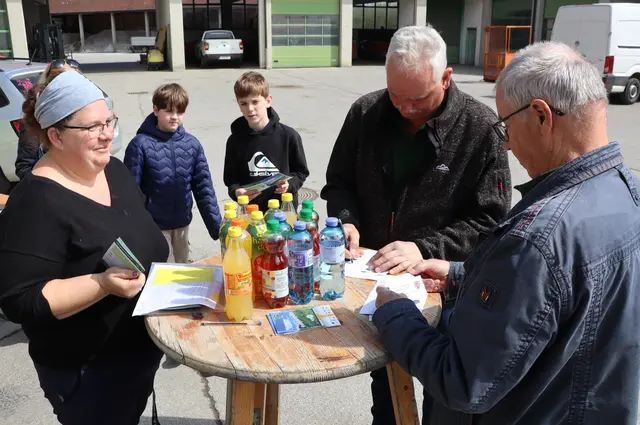 Andrea Windisch-Kollmann bewirtete die Sammelteams | Foto: Gerhard Langmann