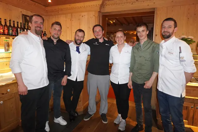 Pfurtscheller begeistert mit Freunden, Stubaier Köche zeigen Können