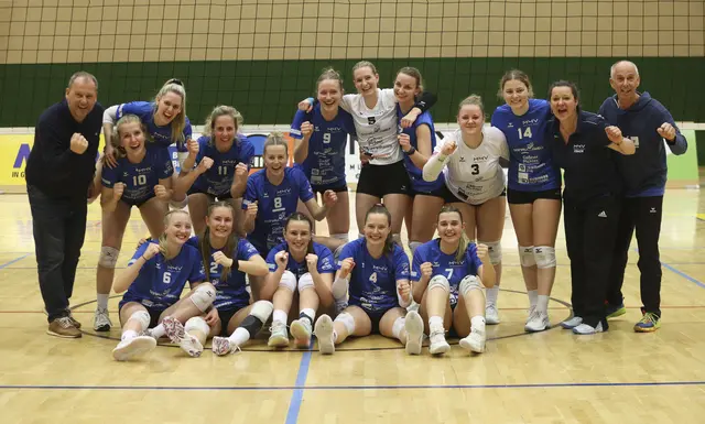 Die Damen der Mühlviertel Volleys, die in der 2. Bundesliga schon als Meister feststanden, feierten die nächsten zwei Siege. | Foto: Markus Mörwald