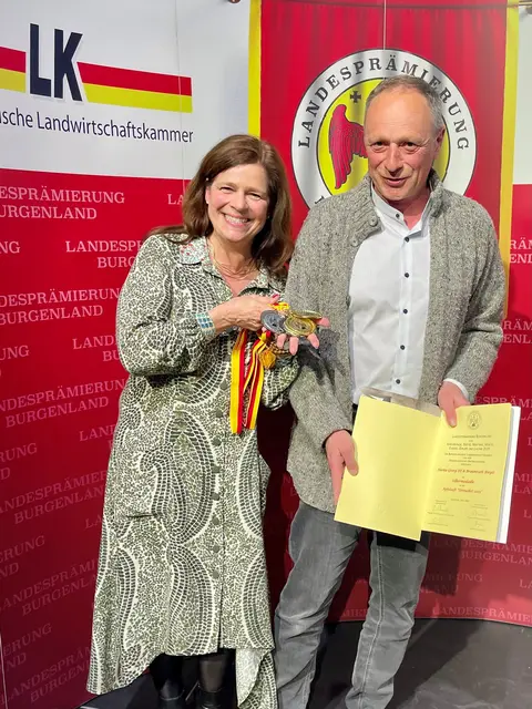 Siebenfach geehrt wurden bei der diesjährigen Landesprämierung auch Georg Hurka und Birgit Braunrath aus Deutsch Kaltenbrunn. | Foto: HURKAS