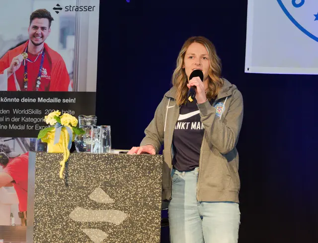 Simone Kepplinger, Obfrau der Sportunion Strasser Steine St. Martin.  | Foto: Alfred Hofer