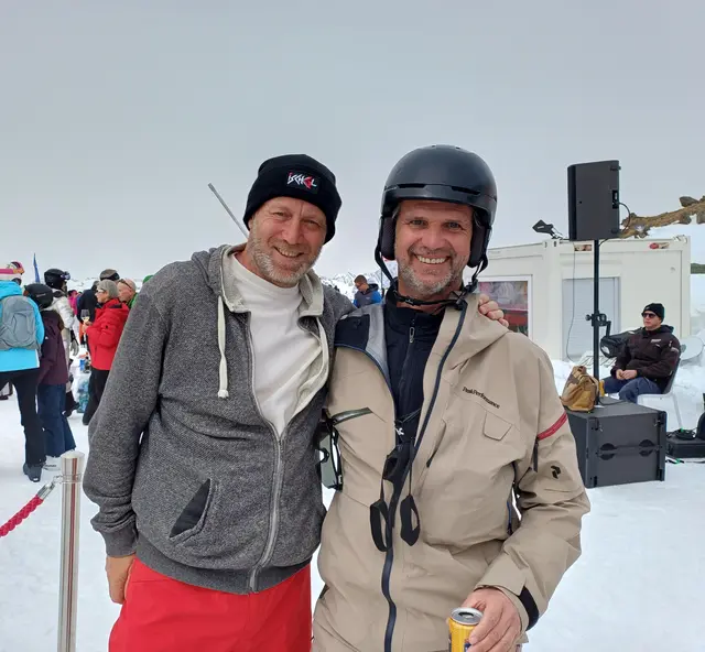 Stargast Stefan Koubek mit Michael Zangerl (TVB Ischgl) | Foto: Monika Hammerl