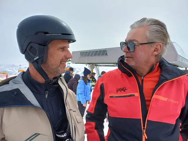 Michael Zangerl (TVB Paznaun-Ischgl Vorstand) Alexander v.d. Thannen (Präsident des TVB Paznaun-Ischgl) v.l. | Foto: Monika Hammerl