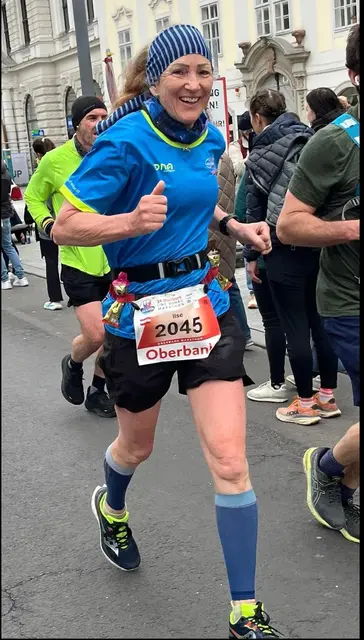 Ilse Fritz beendete den Linz-Marathon in 3:44:39 Stunden. | Foto: Fritz