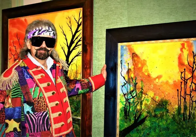 Robin der Künstler zeigt prickelndes!