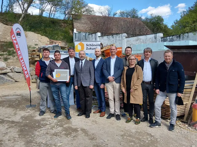 Gleichenfeier der Schöneren Zukunft in Ruppersthal