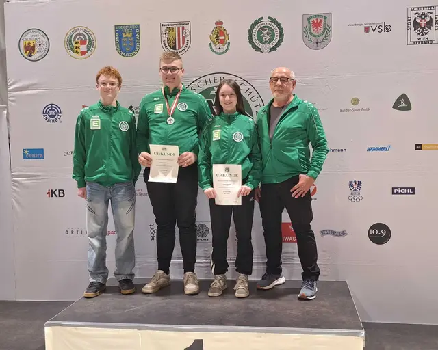 Nico Grimm, Fabian Reisinger, Celina Grimm, Josef Gschweitl