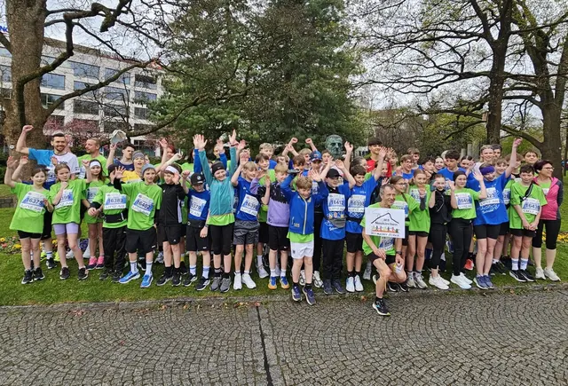 Alle Teilnehmer:innen erreichten das Ziel. | Foto: Mittelschule Neukirchen an der Vöckla