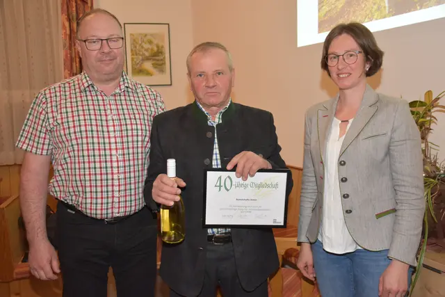 Bauernbund Ehrungen für lange Mitgliedschaft.  | Foto: Zinterhof