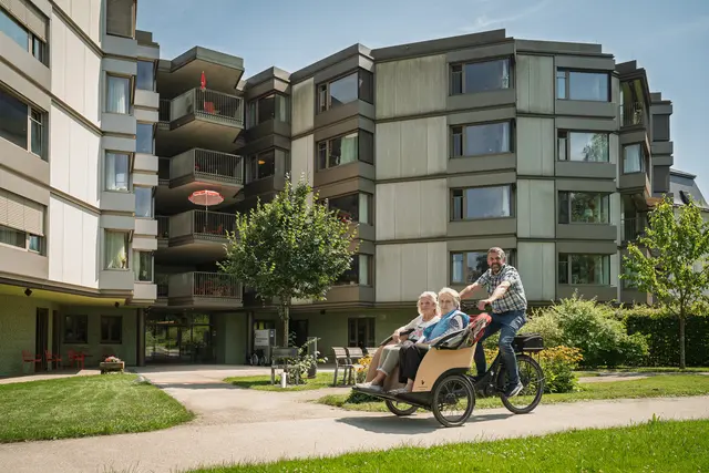 Das Seniorenwohnhaus Nonntal liegt gut erreichbar.  | Foto: Stadt Salzburg / Alexander Killer