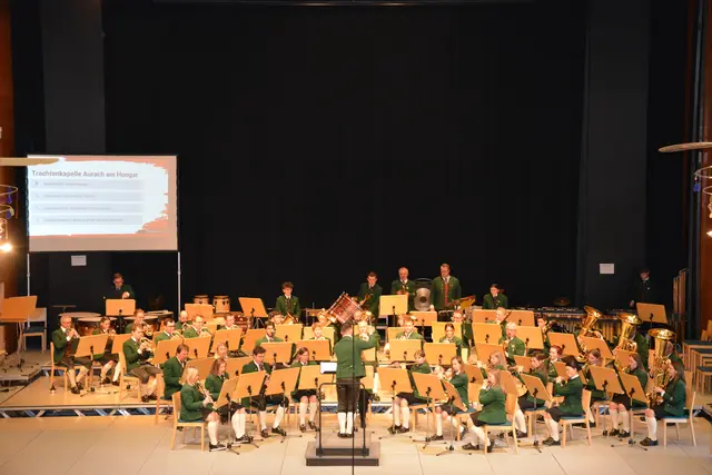 Die Trachtenmusikkapelle Aurach erspielte bei der Frühjahrskonzertwertung 2026 die meisten Punkte in der Stufe B. | Foto: OÖBV Vöcklabruck  