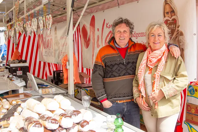 Zwei Welser in Samarein Stefan Welkovic und Margot Mitterlehner. 