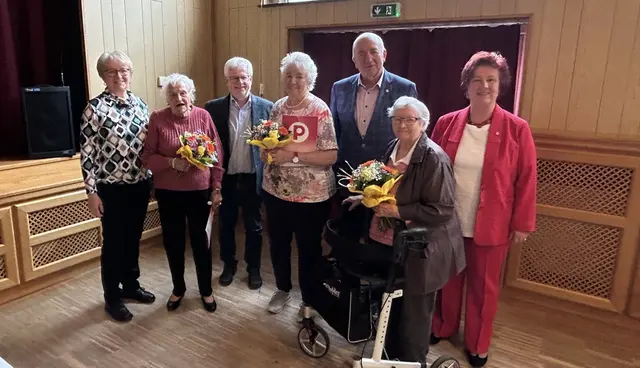 Geehrt wurden u.a. das älteste Mitglied Leopoldine Gabler, für 35 Jahre Mitgliedschaft Maria Schuh und für 39 Jahre Maria Müllner. | Foto: Pensionistenverband Dietmanns