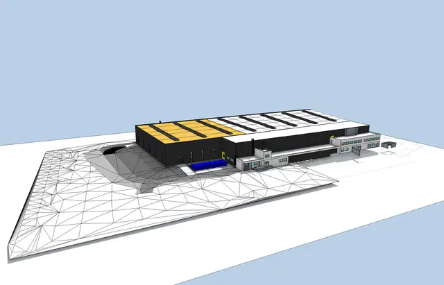 So groß wird das Pöttinger Logistikzentrum ab Ende 2026 sein