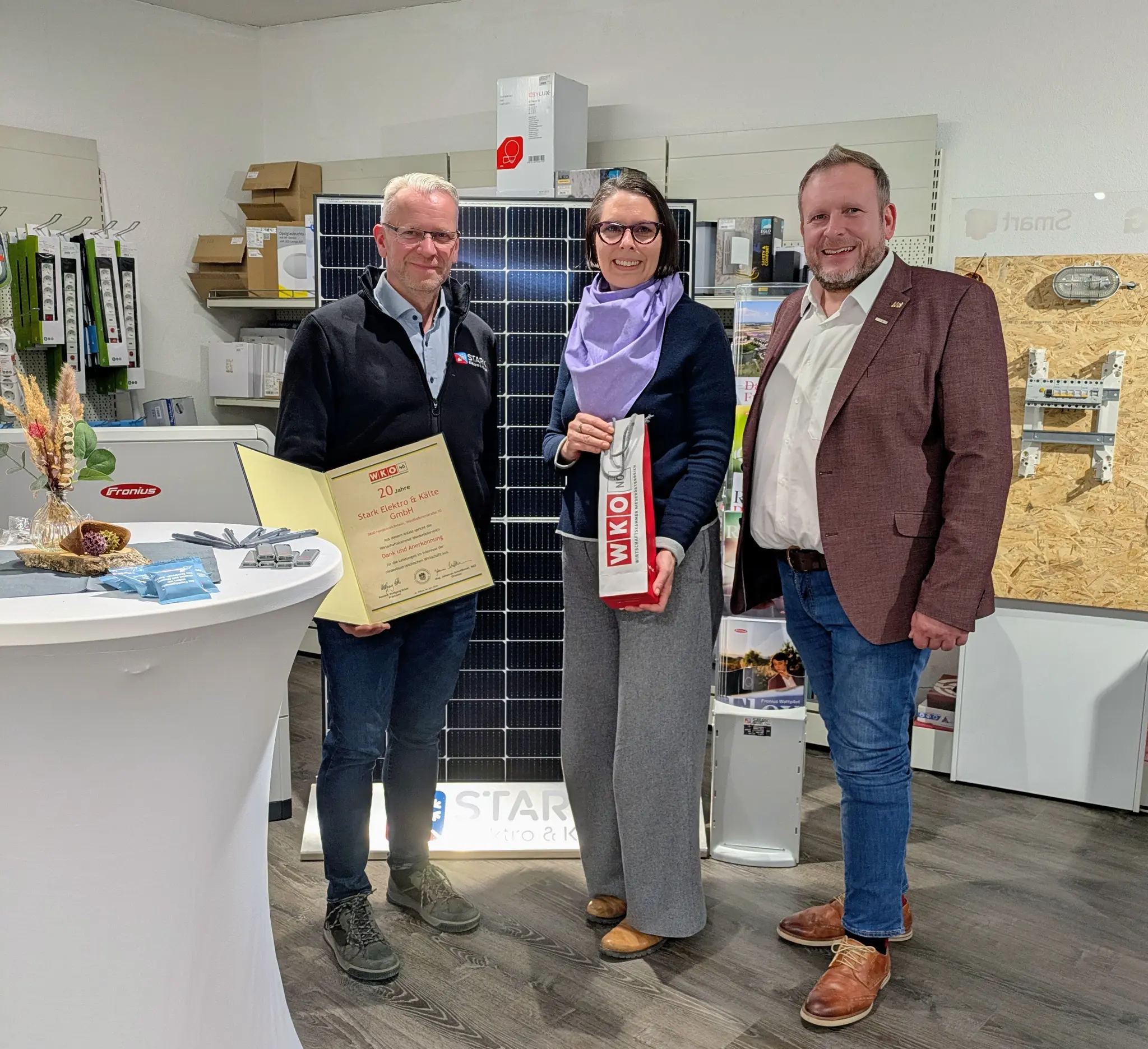 Gratulationen: Stark Elektro & Kälte GmbH feiert 20-jähriges Jubiläum - ...