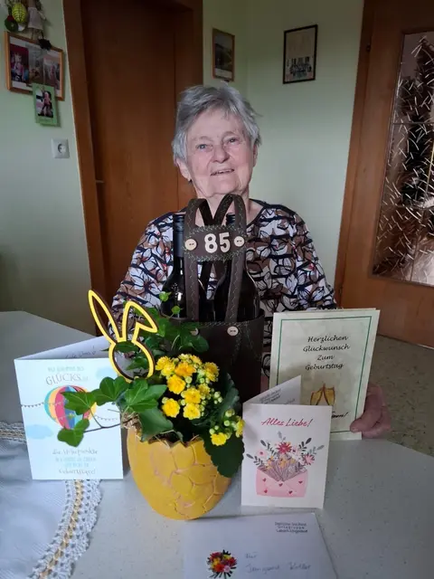 Die Jubilarin Irmgard Koller feierte im März ihren 85. Geburtstag.  | Foto: Anna Rath