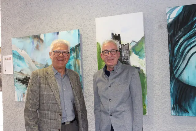 BH Siegmund Geiger und Landecks Bürgermeister Herbert Mayer.  | Foto: Elisabeth Zangerl