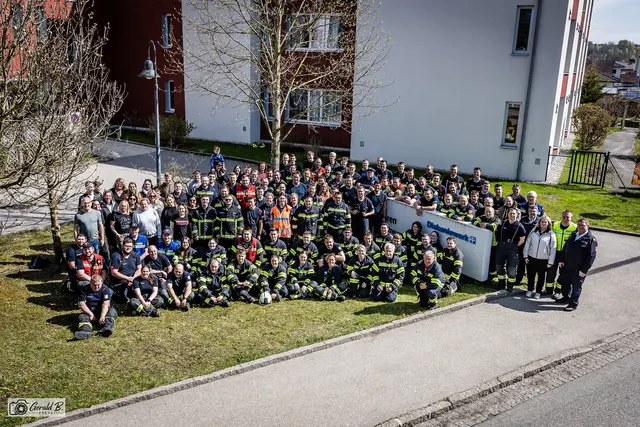 An der Alarmstufe-2-Übung waren 135 Einsatzkräfte aus Mauerkirchen und Umgebung beteiligt. | Foto: FF Mauerkirchen