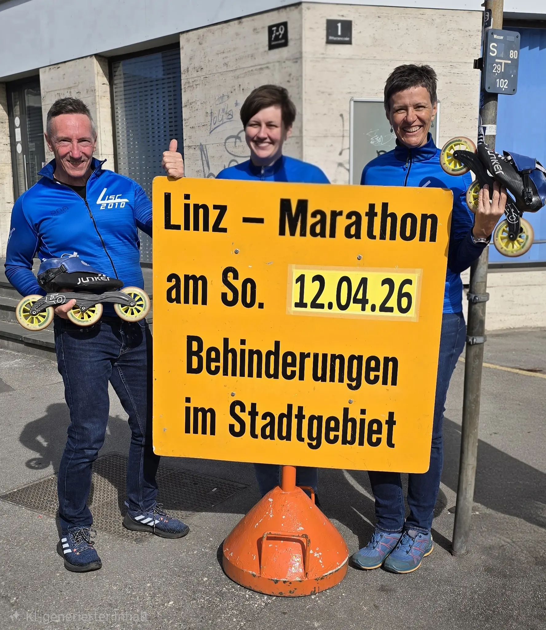 24. Oberbank Linz Donau Marathon: Fischer Brot Inline Skating HM - Linz