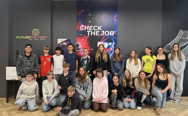 Die Schülerinnen und Schüler der 3A-Klasse des BG/BRG Mattersburg. | Foto: WKB