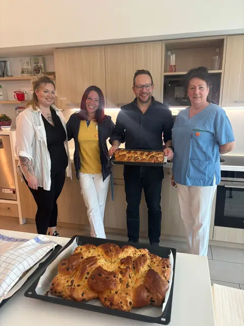 Vivian Zaunscherb, Birgit Rosner, Karl Kuntner, 
Vesna | Foto: PBZ Himberg