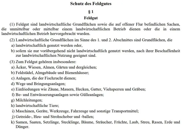 Tiroler Feldschutzgesetz | Foto: TBW Est. Stubai
