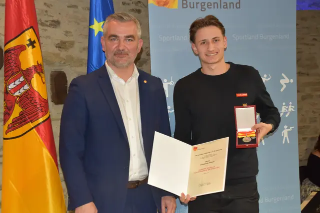 Alexander Hamm (Landessportehrenzeichen in Silber) | Foto: MeinBezirk/Michael Strini